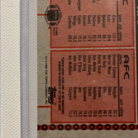 1990 Topps Ronnie Lott & Passing Leaders (Montana / Esiason) with DISCLAIMER - Picture 7 of 7